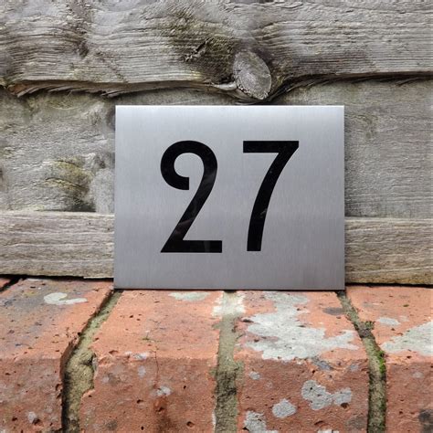 metal house numbers uk|personalized metal house numbers.